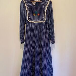 Vintage 1970's Peasant Dress